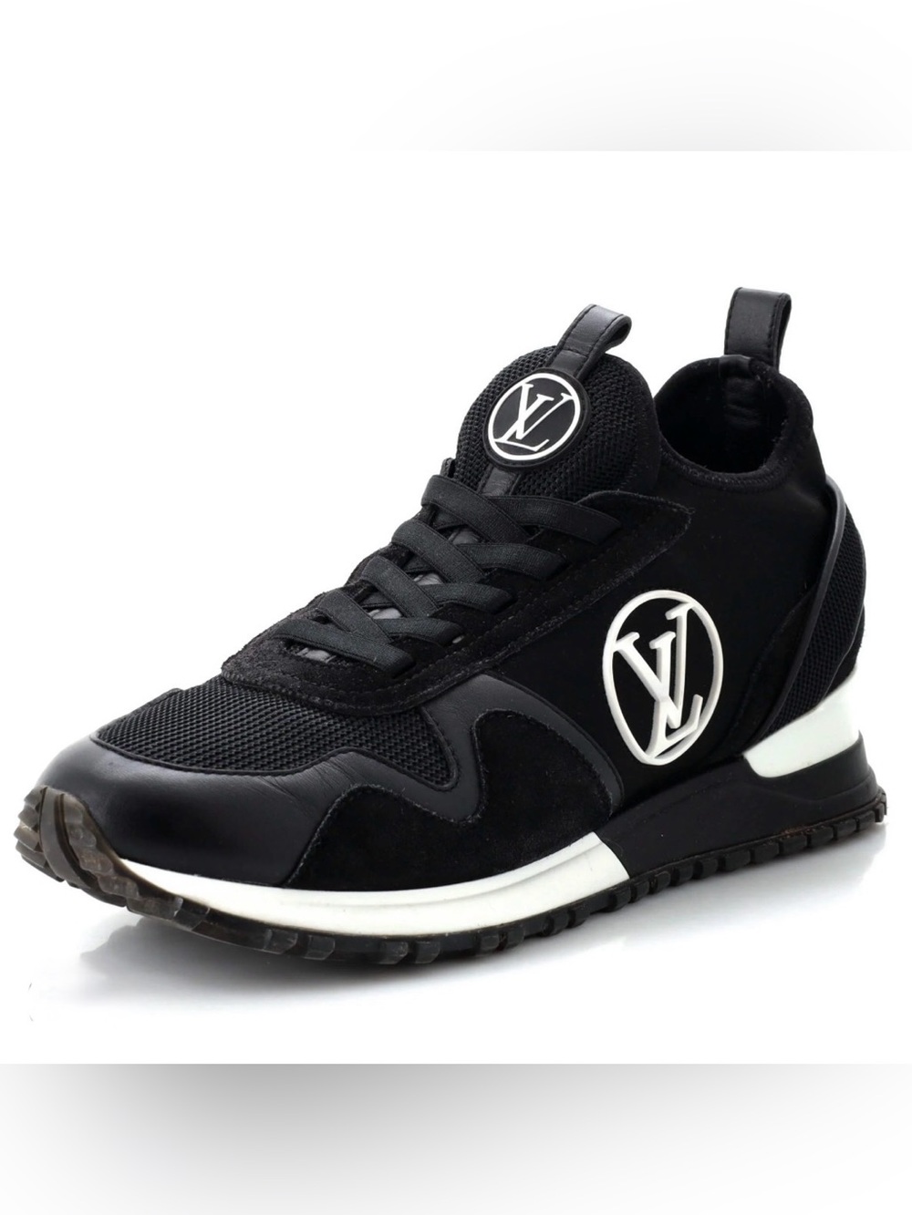 LOUIS VUITTON | Black and White Runaway Sneakers